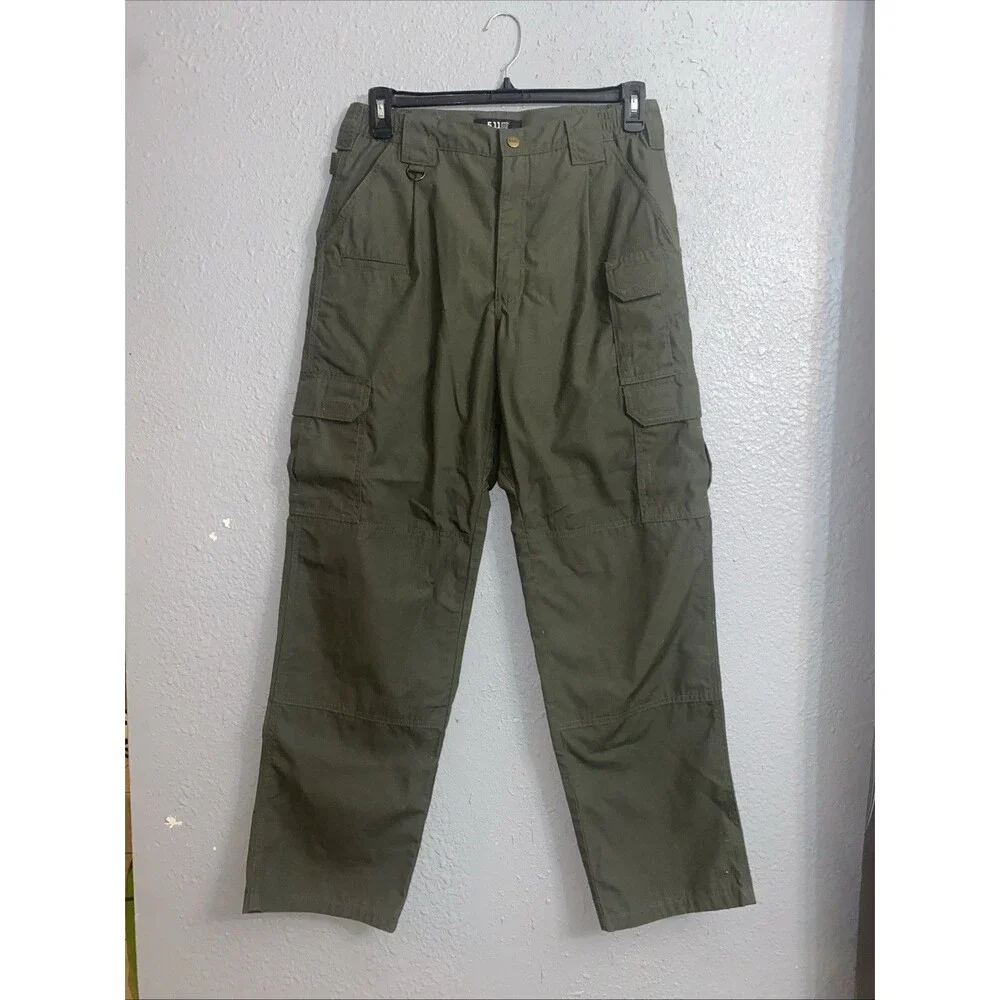 5.11 Tactical Pants Size 32X32 Cotton Blend Dark Green Relaxed